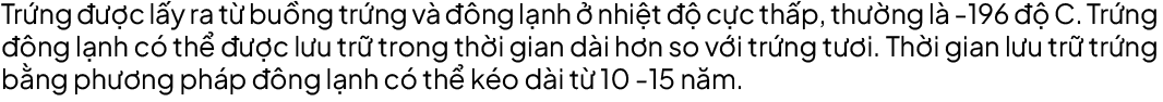 Lưu trữ Trứng - Tinh Trùng