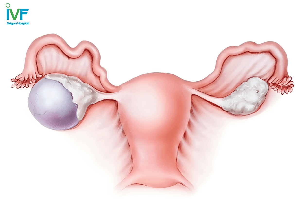 tắc ứ dịch ống dẫn trứng