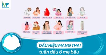 Những dấu hiệu mang thai tuần đầu phổ biến ở mẹ bầu 